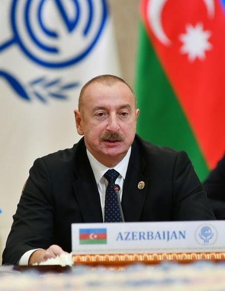 Prezident İlham Əliyev Daşkənddə İƏT-in 16-cı Zirvə toplantısında çıxış edib