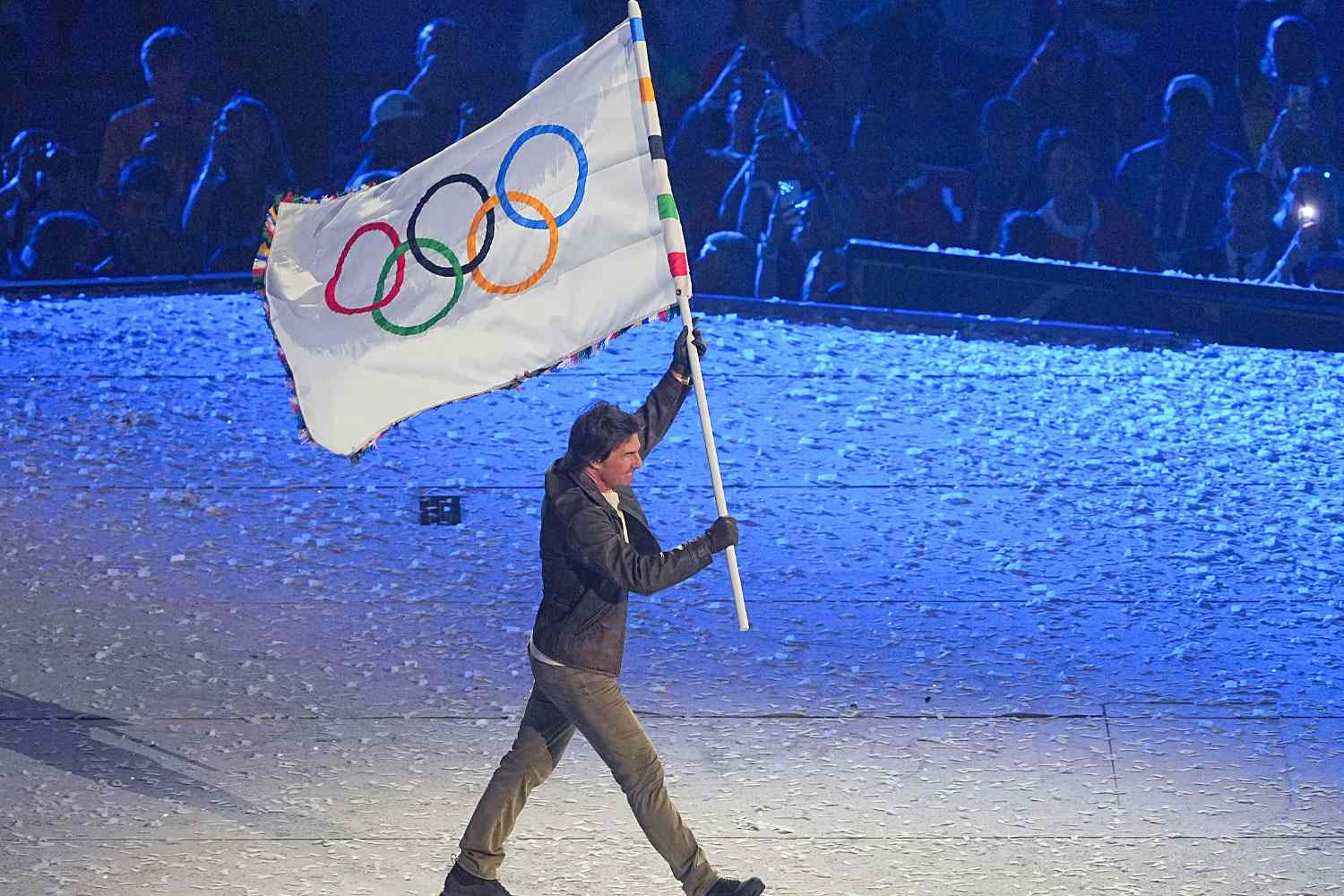 Tom Kruz Olimpiyadanın bağlanış mərasimində təhlükəli tryuk icra edib - FOTO