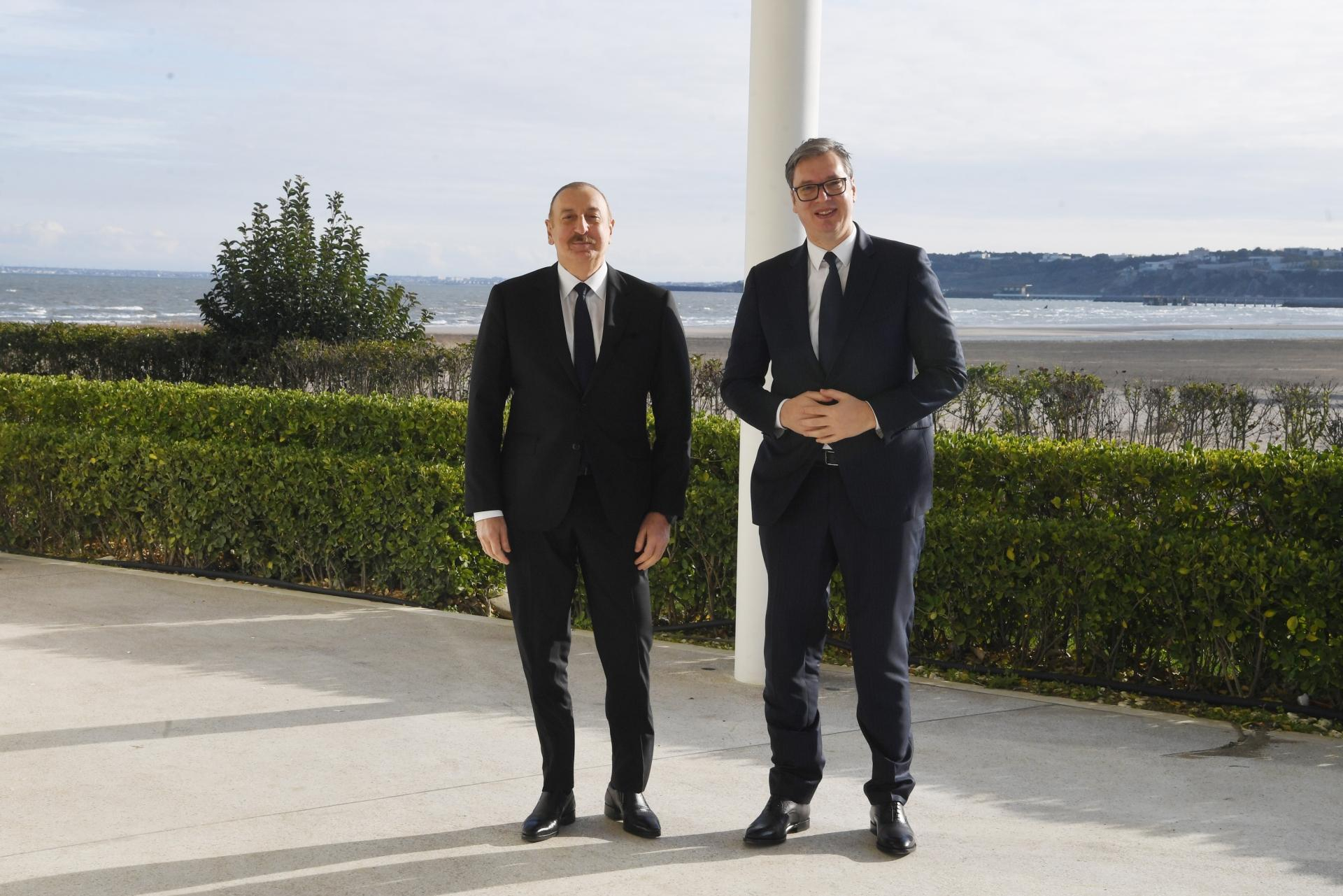 Prezident İlham Əliyevin adından Aleksandar Vuçiçin şərəfinə nahar verilib