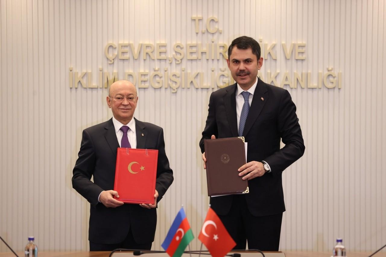 Azərbaycanla Türkiyə arasında tikinti sahəsində Anlaşma Memorandumu imzalanıb