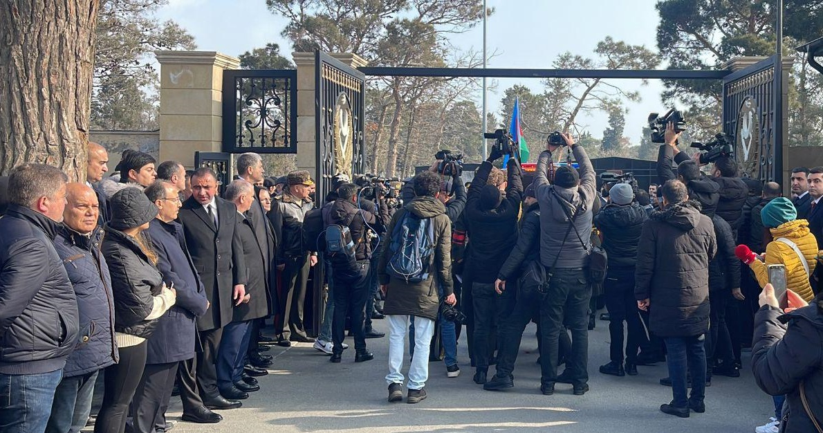 Şəhid Orxan Əsgərovun cənazəsi İkinci Şəhidlər xiyabanına gətirilib