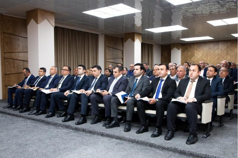 AQTA sədri ət və ət məhsullarının istehsalı ilə məşğul olan sahibkarlarla görüşüb - FOTO