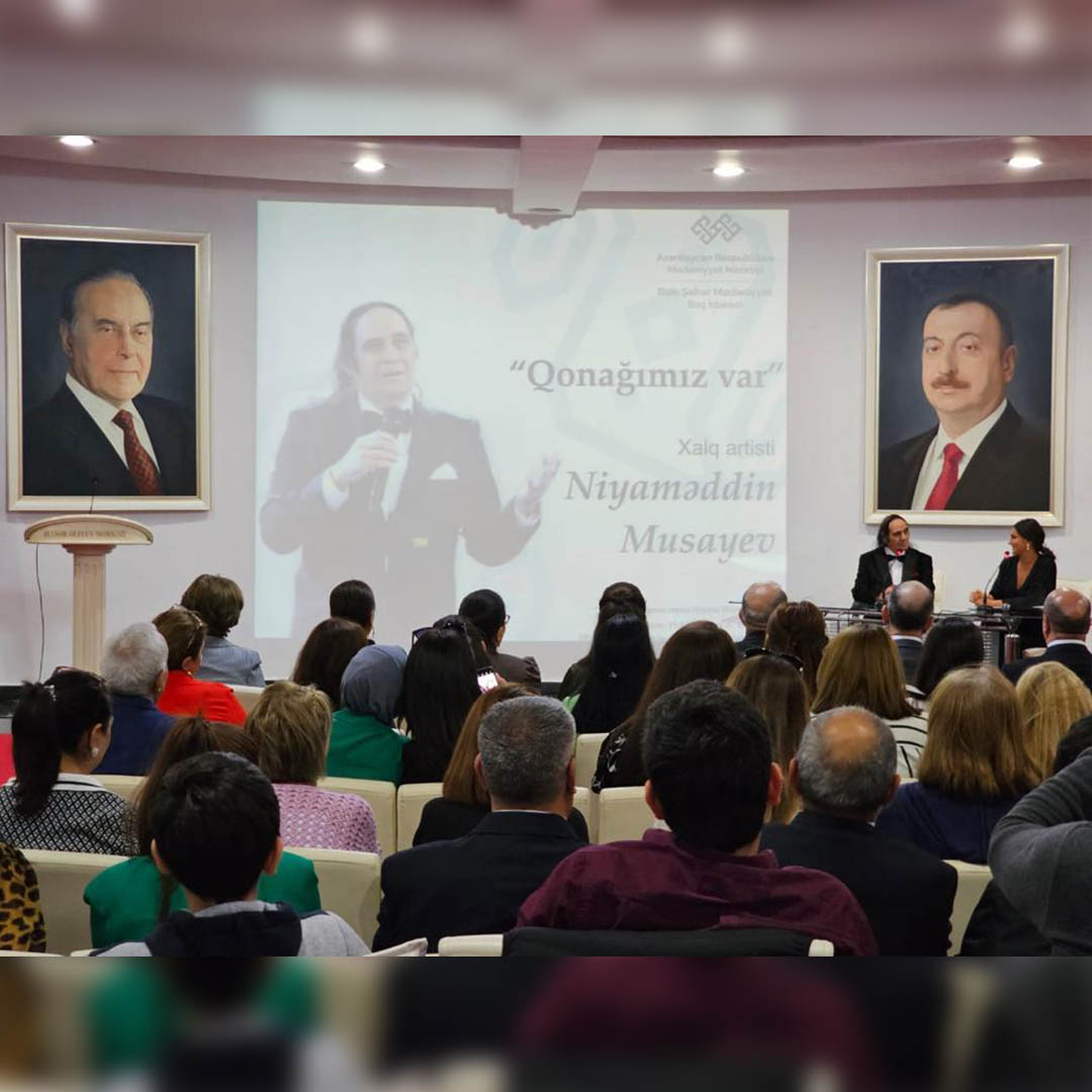 Suraxanıda xalq artisti Niyaməddin Musayev ilə görüş keçirilib