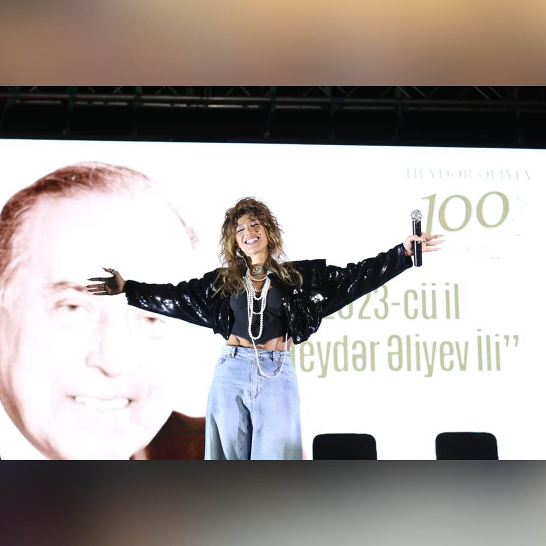 Suraxanıda Ulu Öndərin 100 illik yubileyi ilə əlaqədar möhtəşəm konsert proqramı və atəşfəşanlıq keçirilib