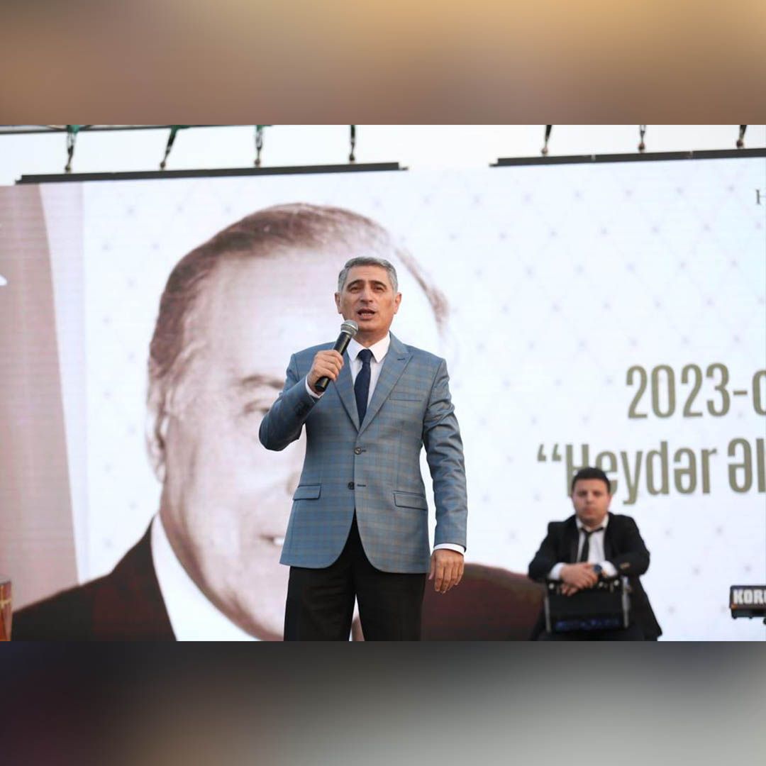 Suraxanıda Ulu Öndərin 100 illik yubileyi ilə əlaqədar möhtəşəm konsert proqramı və atəşfəşanlıq keçirilib