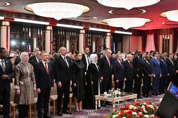 Ərdoğanın səlahiyyətlərinin icrasına başlama mərasimi keçirilib - FOTO