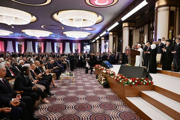 Ərdoğanın səlahiyyətlərinin icrasına başlama mərasimi keçirilib - FOTO