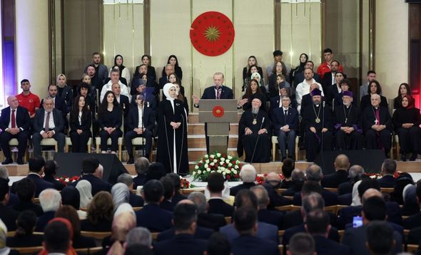 Ərdoğanın səlahiyyətlərinin icrasına başlama mərasimi keçirilib - FOTO