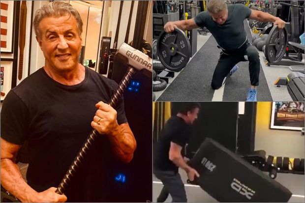 Silvestr Stallone: Hələ qocalmamışam - FOTO
