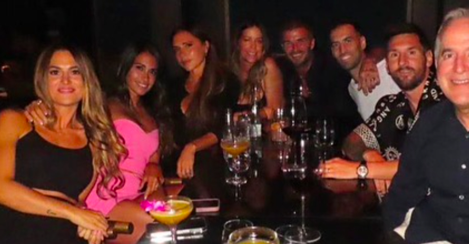 Messi, Bekhem və Buskets birlikdə nahar edib - FOTO