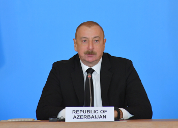 Prezident: “Hər il biz Xəzər dənizinin getdikcə daha da dayazlaşmasının şahidi oluruq”