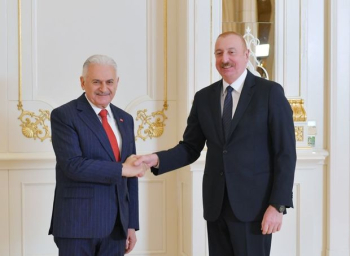Prezident İlham Əliyev Binəli Yıldırımı qəbul edib