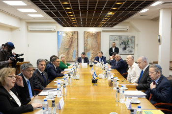 Blinken Təl-Əvivdə Netanyahu və hərbi kabinetin üzvləri ilə görüşüb