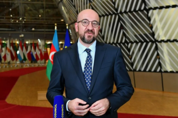 Şarl Mişel: "Ermənistan və Azərbaycan arasında razılaşmanı alqışlayırıq"