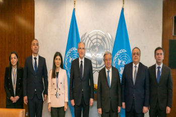 COP29-un nümayəndə heyəti Yer Günü çərçivəsində BMT Baş katibi ilə görüşüb