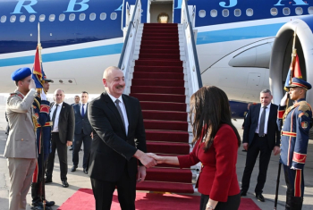 Azərbaycan Prezidenti İlham Əliyev Misirdə rəsmi səfərdədir