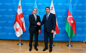 Ceyhun Bayramov Şalva Papuaşvili ilə bölgədəki cari vəziyyəti MÜZAKİRƏ EDİB