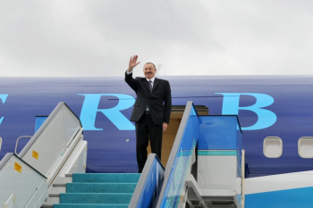 Prezident İlham Əliyevin Qazaxıstana səfəri başa çatıb