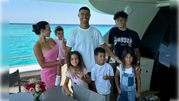 Ronaldo ailəsi ilə istirahətdə