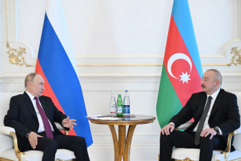 Putin: Rusiya Azərbaycanla Ermənistan arasında sülhün imzalanması üçün nəsə edə bilsə, şad olar