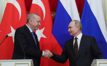 Ərdoğan və Putin Kazanda görüşüb