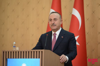 Çavuşoğlu: “Zəfərlərin daim olsun, Can Azərbaycan!” - FOTO