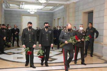 Hərbi Prokurorluqda ümummilli liderin anım mərasimi keçirilib - FOTO