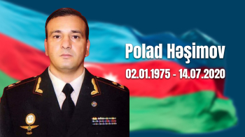 Milli Qəhrəman, şəhid general-mayor Polad Həşimovun doğum günüdür