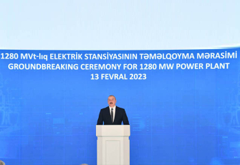 Biz Mingəçevir şəhərini Qafqazın elektro energetika mərkəzinə çevirəcəyik.