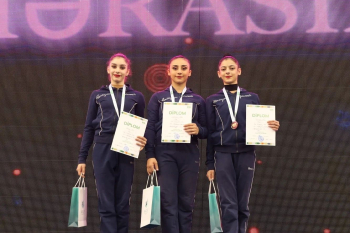 "Bədii Gimnastika üzrə Azərbaycan Çempionatı" mükafatlandırma mərasimi keçirilib