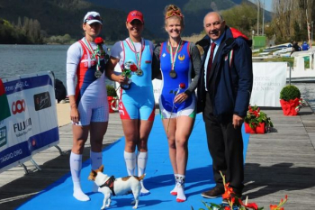 Azərbaycan avarçəkəni Diana Dımçenko İtaliyada qızıl medal qazanıb