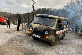 Şuşada erməni təxribatı nəticəsində yaralanan hərbçilərimiz Laçın yolu vasitəsilə təxliyə olunub