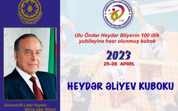 Qadın və kişi voleybolçular arasında "Heydər Əliyev kuboku"na start verilib