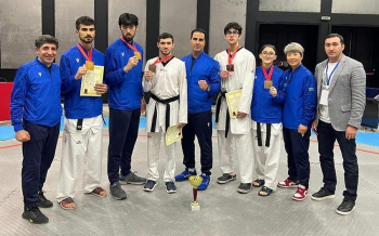 Taekvondo üzrə  idmançılarımız 6 medal qazanıblar