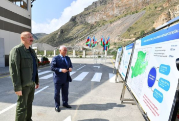 Kəlbəcər rayonunda “Çıraq-1” və “Çıraq-2” Kiçik Su Elektrik stansiyalarının açılışı olub